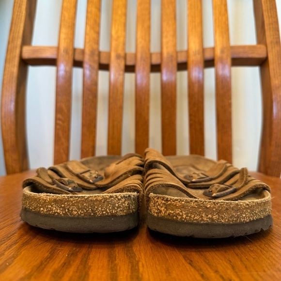 Tan, Oiled, Leather, Birkenstock Granada’s, Adjustable Straps, Size 41 - Picture 8 of 10